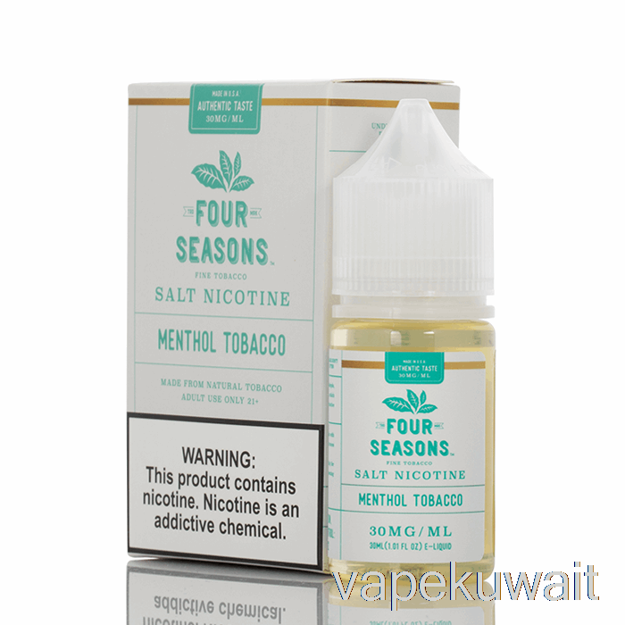 ملح التبغ المنثول - الفصول الأربعة - 30 مل 30 ملغ نظام جراب Vape